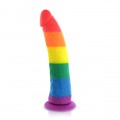 Silicone Rainbow Dildo