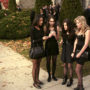 An unseamly appearance at a funeral?